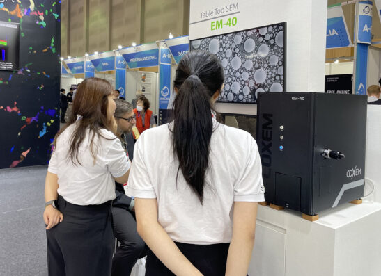 coxem, sem, microscopio elettronico a scansione, microscopio eletronico compatto, sem compatto, tabletop sem, desktop sem, sem da tavolo