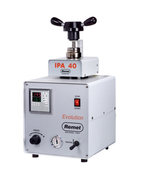 ipa40, pressa inglobatrice automatica evolution, presse remet