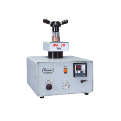 Presse inglobatrici automatiche IPA per inclusioni metallografiche con resine termoindurenti e termoplastiche, a stampo intercambiabile e doppio campione.