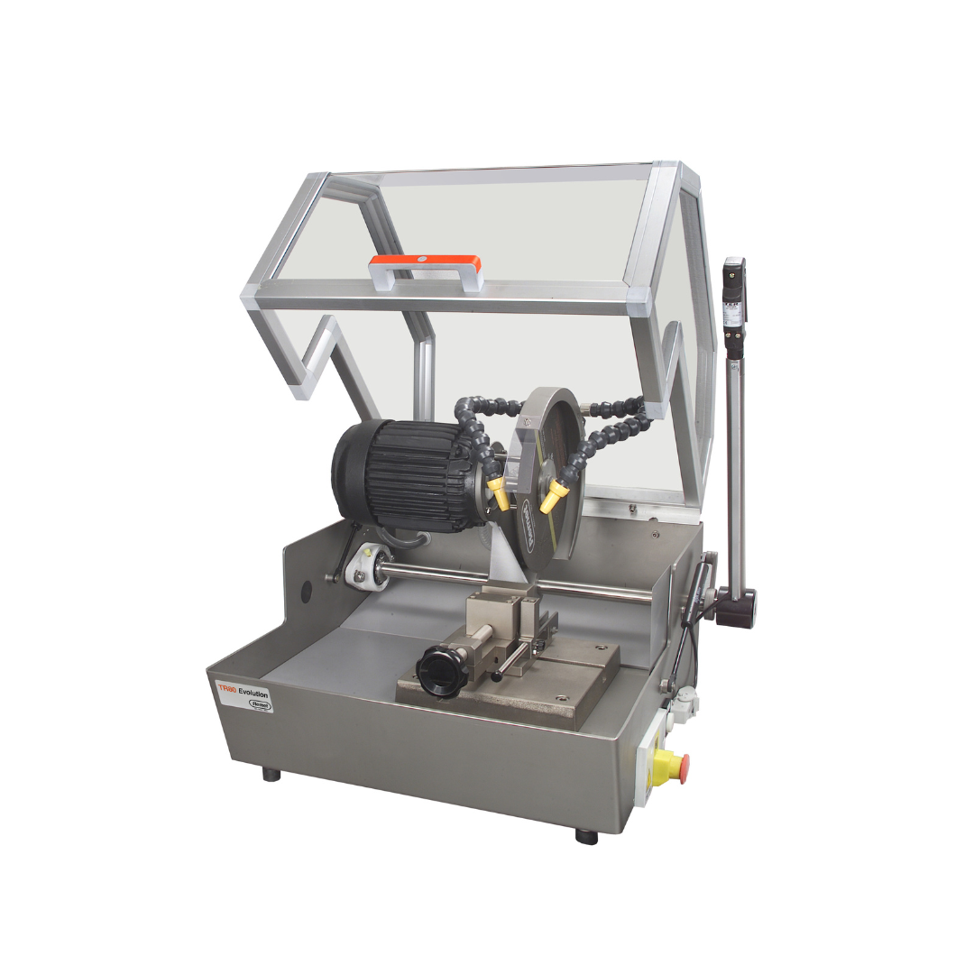 Troncatrice metallografica serie TR evolution con ampio alloggiamento pezzo