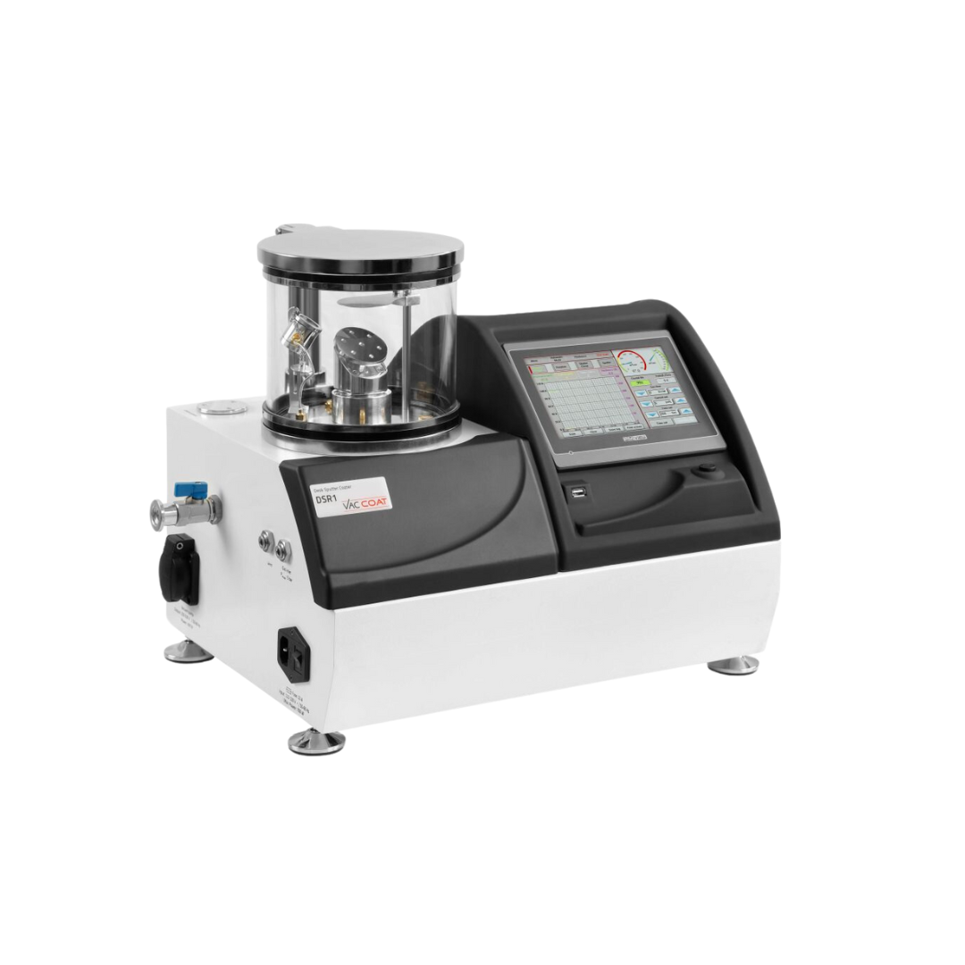 DSR1 desk sputter coater – sistema compatto per la deposizione di metalli nobili su campioni per analisi SEM