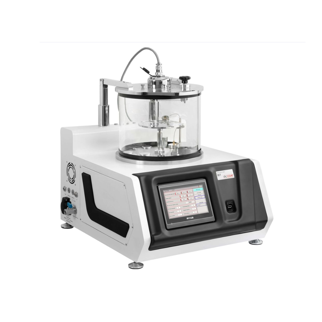 DCT-T-300 sputter a carbonio ad alto vuoto per deposizione di film sottili e preparazione di campioni per FE-SEM, TEM ed EBSD