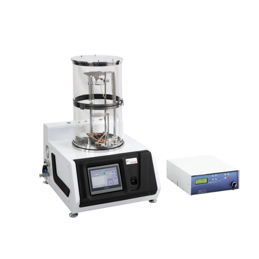 DTT Desk Thermal Evaporator – Evaporatore termico compatto con tripla sorgente per la deposizione di film sottili sotto vuoto