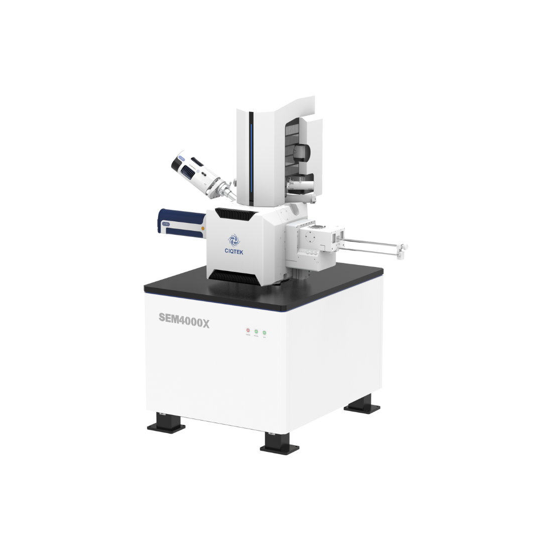 CIQTEK SEM 4000 X – FE-SEM ad alta risoluzione con tecnologia multi-rivelatore, imaging dettagliato e software avanzato per analisi scientifiche.