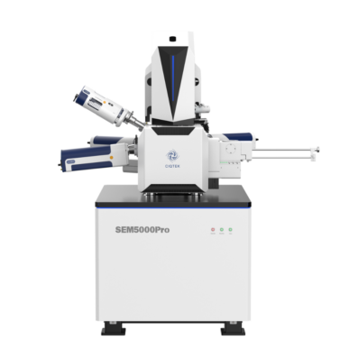 CIQTEK SEM 5000 Pro, FE-SEM con tecnologia Super-Tunnel, alta risoluzione a basso voltaggio per nanoanalisi avanzata