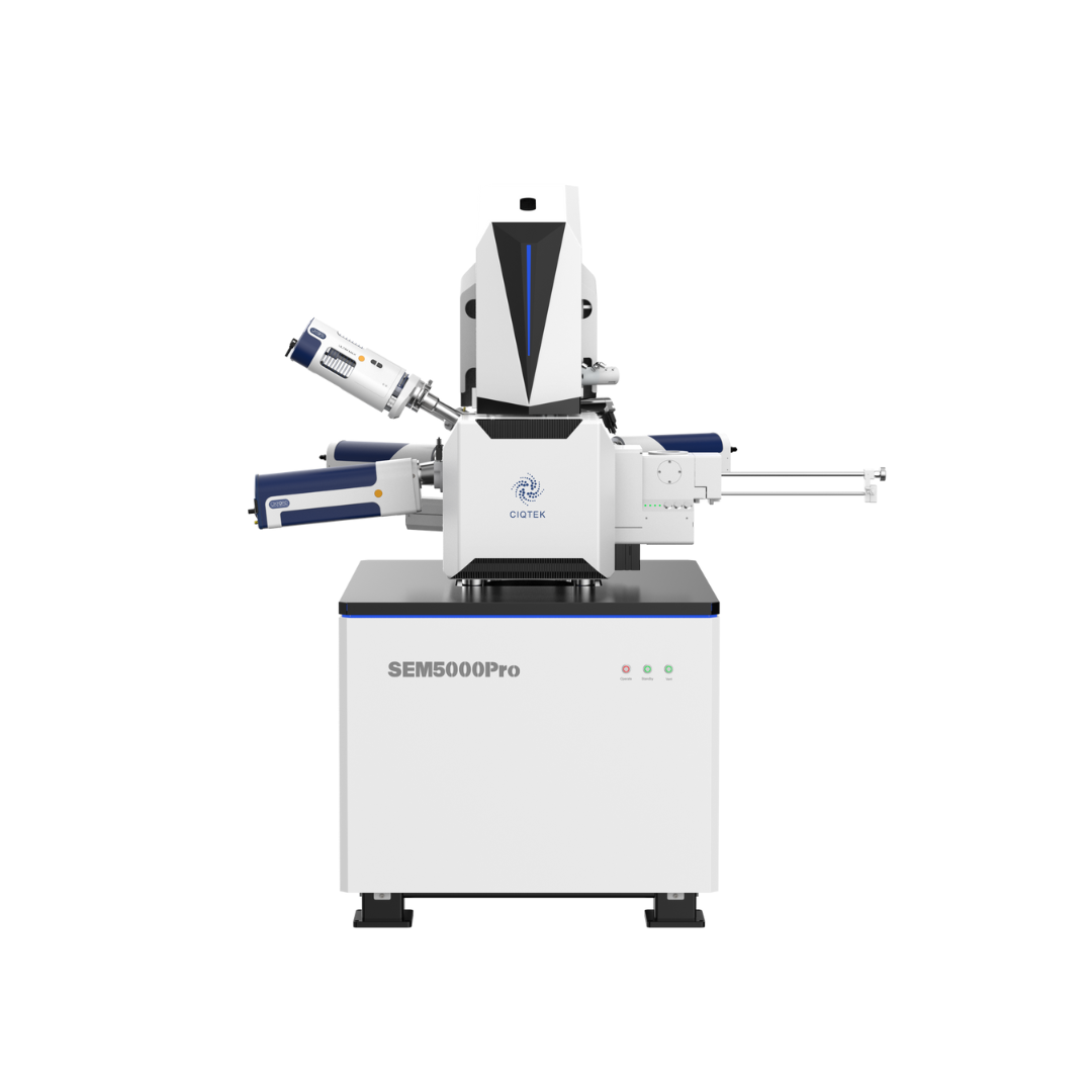 CIQTEK SEM 5000 Pro, FE-SEM con tecnologia Super-Tunnel, alta risoluzione a basso voltaggio per nanoanalisi avanzata