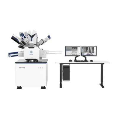 Microscopio Dual Beam DB500 di CIQTEK, utilizzato per analisi e preparazione di campioni a scala nanometrica con alta risoluzione.